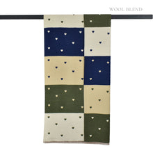 Load image into Gallery viewer, THSS2845: Olive: Reversible SweetHearts Scarf