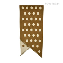Load image into Gallery viewer, THSS2847: Camel Beige: Reversible Polka Dot Scarf
