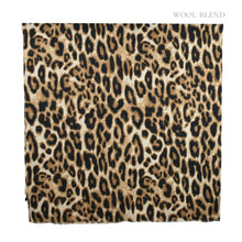 Load image into Gallery viewer, THSS2860: Brown: Lux Leopard Scarf
