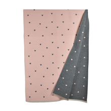 Load image into Gallery viewer, THSS2874: Pink: Reversible Petite Hearts Scarf