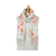 Load image into Gallery viewer, THSS2900: Aqua Mint: Peach Melba Scarf