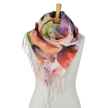 Load image into Gallery viewer, THSS2903: Pink: Tulip Garden Scarf