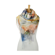 Load image into Gallery viewer, THSS2904: Yellow: Tulip Garden Scarf