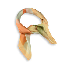 Load image into Gallery viewer, THSS2908: Yellow: Mountain Abstract Square Scarf