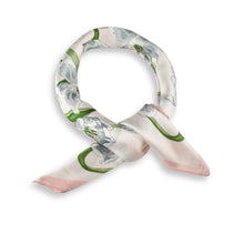 Load image into Gallery viewer, THSS2915: Blush: Tulips Daffodils Square Scarf