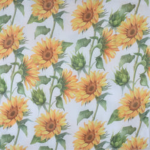 Load image into Gallery viewer, THSS2965: White: Sunflower Scarf