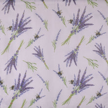 Load image into Gallery viewer, THSS2972: Lilac: Lavender Flowers with Bees Scarf