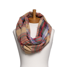 Load image into Gallery viewer, THSSN1152: Highland: Plaid Infinity Scarf