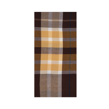 Load image into Gallery viewer, THSSN1154: Brown: Plaid Infinity Scarf