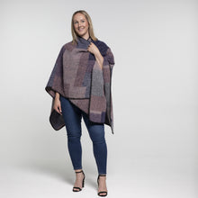 Load image into Gallery viewer, THSW1028: Navy Blue: Multi Block Colours Wrap