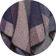Load image into Gallery viewer, THSW1028: Navy Blue: Multi Block Colours Wrap