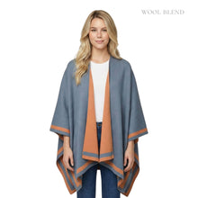 Load image into Gallery viewer, THSW1030: Burnt Orange: Reversible Border Wrap