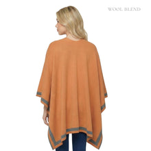 Load image into Gallery viewer, THSW1031: Grey Camel: Reversible Border Wrap