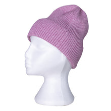 Load image into Gallery viewer, Twisted Rib Stitch Beanie | Light Magenta
