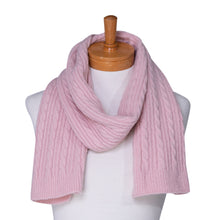 Load image into Gallery viewer, THSS2435: Pink: Cable Rib Scarf - J'adore Gifts