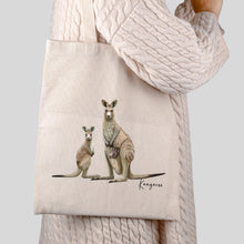 Load image into Gallery viewer, AGCB1009: Kangaroo Cotton Tote Bag
