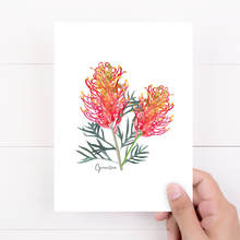 Load image into Gallery viewer, AGCC1000: Grevillea Flower Card
