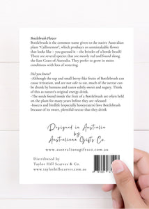 AGCC1001: Red: Bottlebrush Flower Card