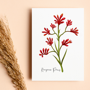 Card | Kangaroo Paw Flower