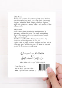 AGCC1007: Golden Wattle Flower Card