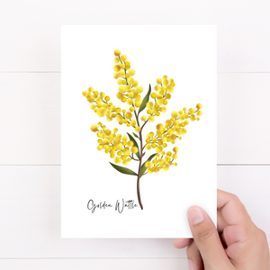 Card | Golden Wattle Flower