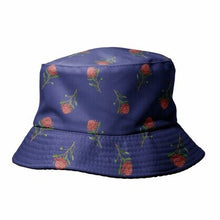 Load image into Gallery viewer, AGCH1005: Navy:  Waratah Reversible Bucket Hat

