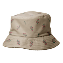 Load image into Gallery viewer, AGCH1007: Beige: Red Flowering Gum Reversible Bucket Hat
