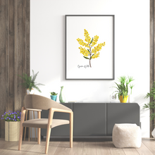 Load image into Gallery viewer, AGCP1007: Golden Wattle Flower Poster
