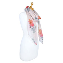 Load image into Gallery viewer, AGCS1001: Beige: Grevillea Flower Scarf
