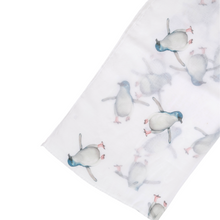 Load image into Gallery viewer, AGCS1013: White: Penguin Scarf
