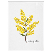 Load image into Gallery viewer, AGCT1007: Golden Wattle Tea Towel

