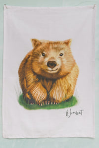 AGCT1011: Wombat Tea Towel