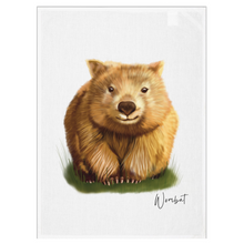 Load image into Gallery viewer, AGCT1011: Wombat Tea Towel
