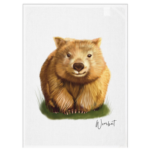 AGCT1011: Wombat Tea Towel