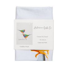 Load image into Gallery viewer, AGCT1015: Gouldian Finch Tea Towel
