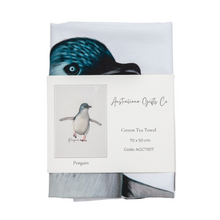 Load image into Gallery viewer, AGCT1017: Penguin Tea Towel
