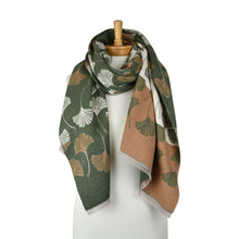 Load image into Gallery viewer, THSAP1392: (6 pcs) Reversible Multi Gingko Scarf Pack

