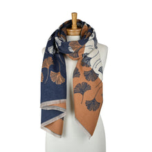 Load image into Gallery viewer, THSAP1392: (6 pcs) Reversible Multi Gingko Scarf Pack
