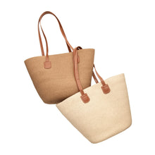 Load image into Gallery viewer, THSB1027: Camel: French Weave Tote Bag
