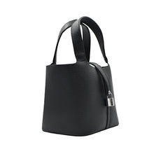 Load image into Gallery viewer, THSB1039: Black: Lockette Tote Bag

