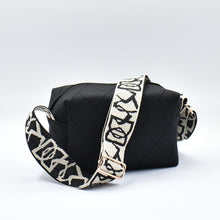 Load image into Gallery viewer, THSB1075: Black: Diamond Stitch Crossbody Bag
