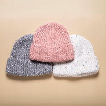 Load image into Gallery viewer, THSBE1011: Rose Pink: Speckle Knit Beanie
