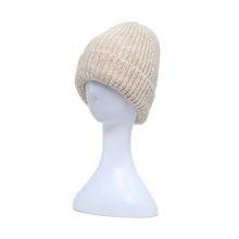 Load image into Gallery viewer, THSBE1022: Oat: Ribbed Knit Beanie
