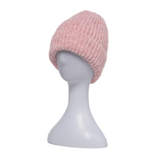 Load image into Gallery viewer, THSBE1023: PastelPink: Ribbed Knit Beanie
