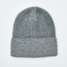 Load image into Gallery viewer, THSBE1029: Grey: Shimmer Soft Knit Beanie
