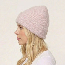 Load image into Gallery viewer, THSBE1031: Pink: Shimmer Soft Knit Beanie
