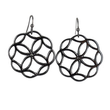 Load image into Gallery viewer, THSE1057: Black: Zena Earrings
