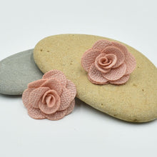 Load image into Gallery viewer, THSE1086: Dusty Rose: Rose Bloom Earrings
