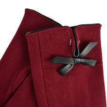 Load image into Gallery viewer, THSG1083: Wine: Flat Bow Gloves
