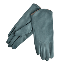 Load image into Gallery viewer, THSG1088: Teal: Curved Trim Gloves
